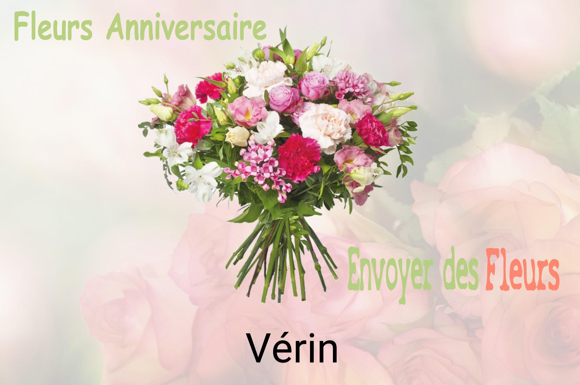 Bouquet de fleurs d’anniversaire livré à Vérin
