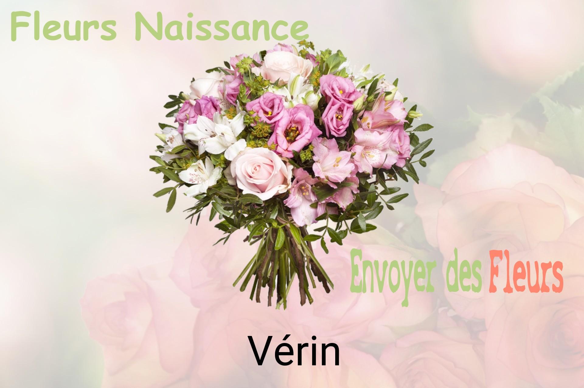 Bouquet de fleurs de naissance livré à Vérin